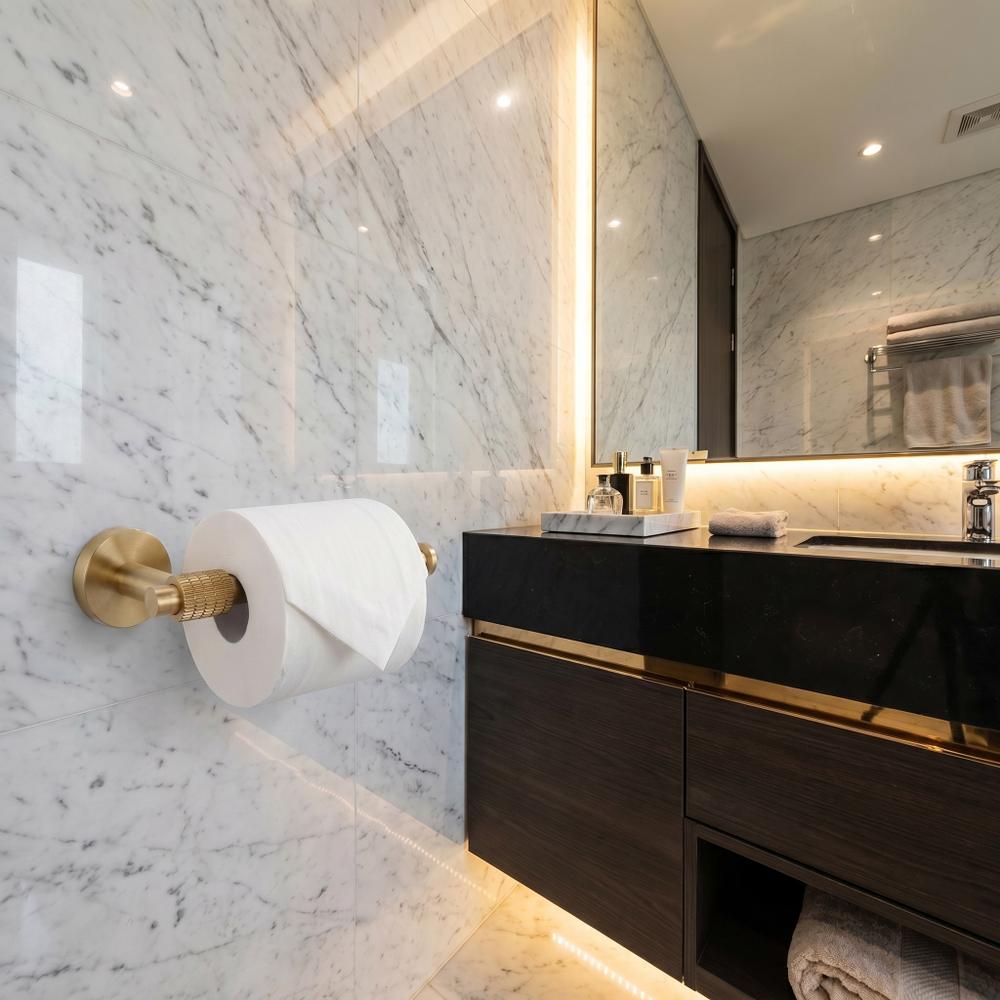 Toiletpapierhouder 29105 Rivo Brush Gold