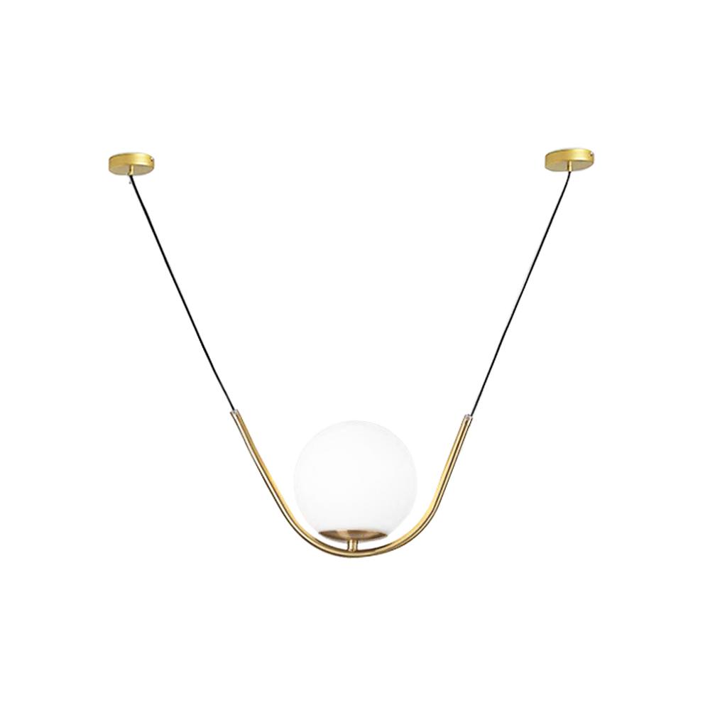 Hängelampe Gold Glas APP689-1CP