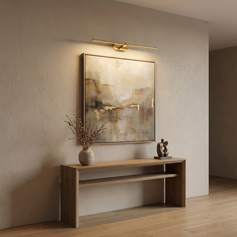 Kinkiet łazienkowy LED APP1890-1W 60 cm Złoty