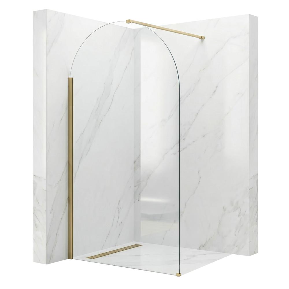 Shower screen Rea Heaven Brush Gold 110