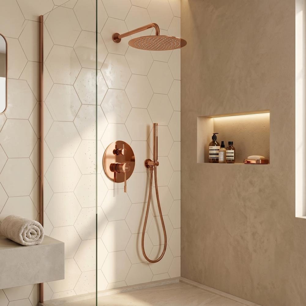 Душ система за вграждане Rea Venti Copper + BOX