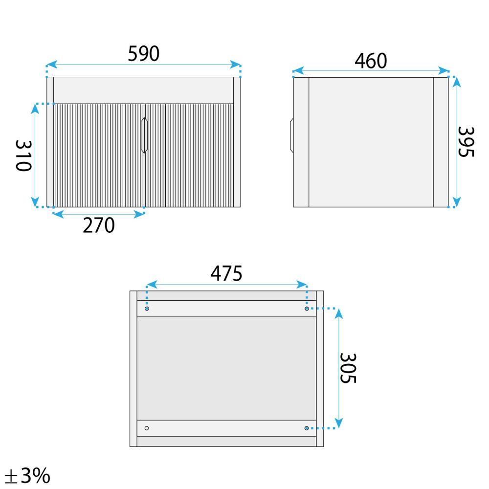 Zestaw mebli łazienkowych z Umywalką Astor 60cm Biały