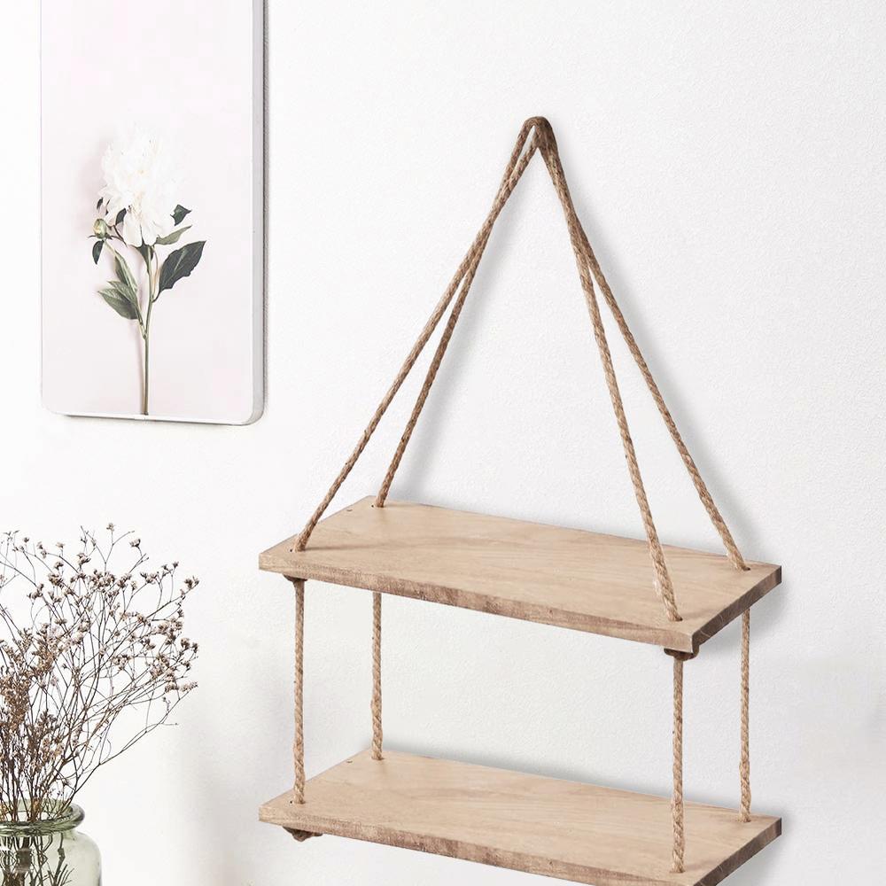 Półka ścienna drewniana 22 WHITE