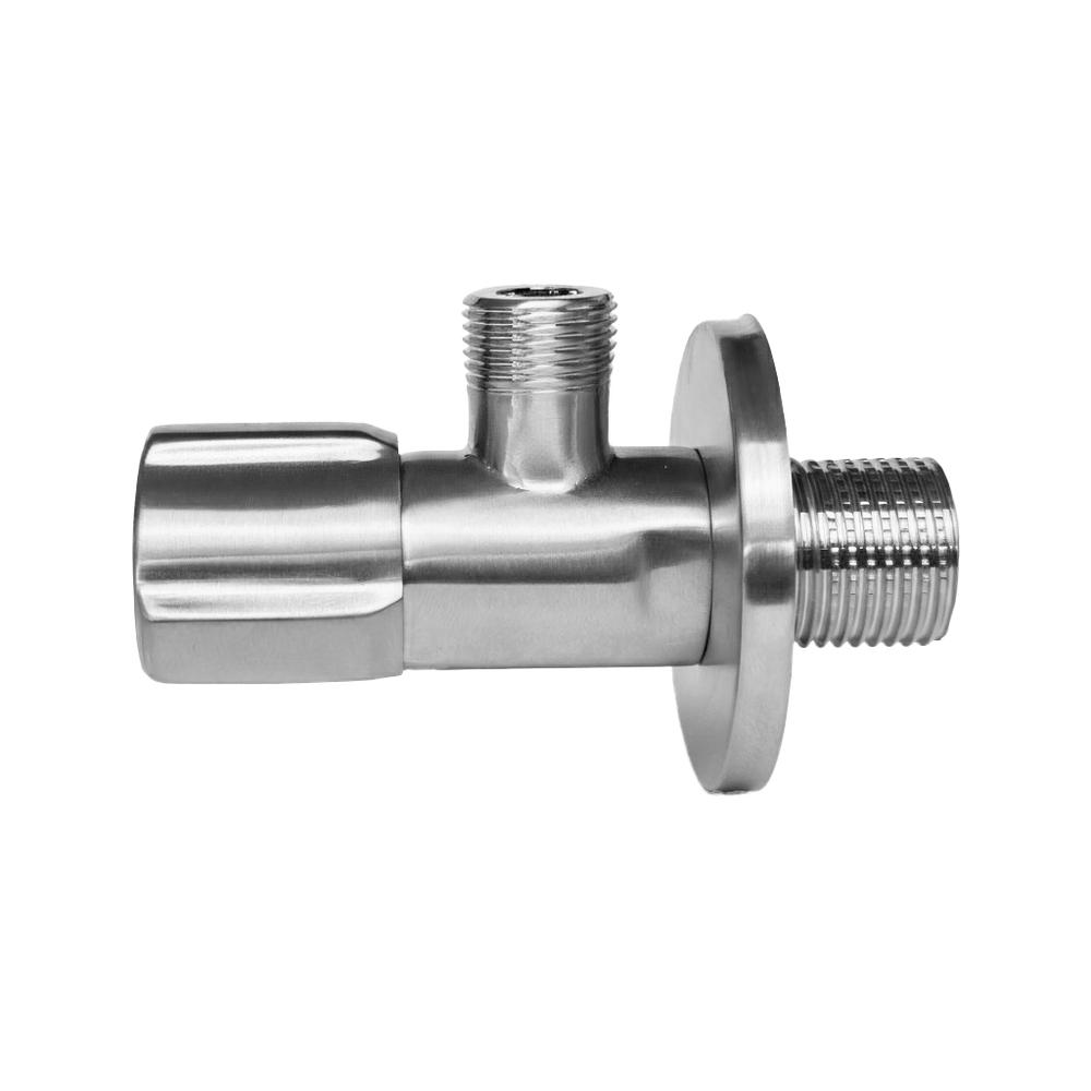 Zawór kątowy 02 1/2" x 3/8" Nikiel Szczotkowany