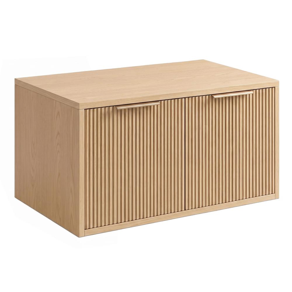 Dulap baie pentru lavoar Rea Core 80cm Beige
