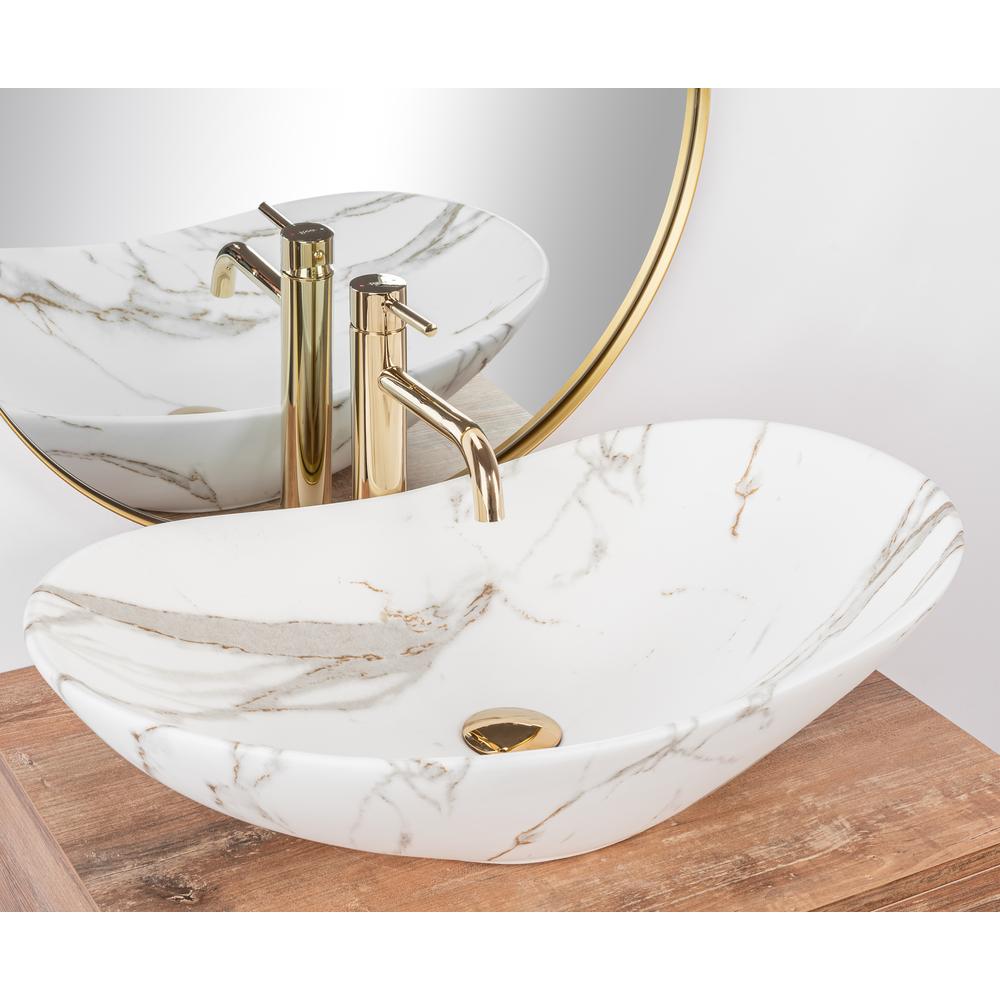 Umywalka nablatowa Rea Royal Lava Mat