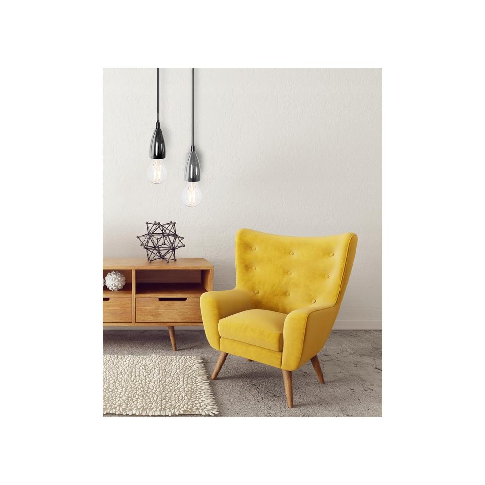 Hängelampe Frame Chrome Black APP357-1CP