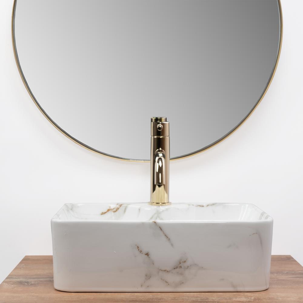 Umywalka Nablatowa REA Kelly Mini Aiax Shiny