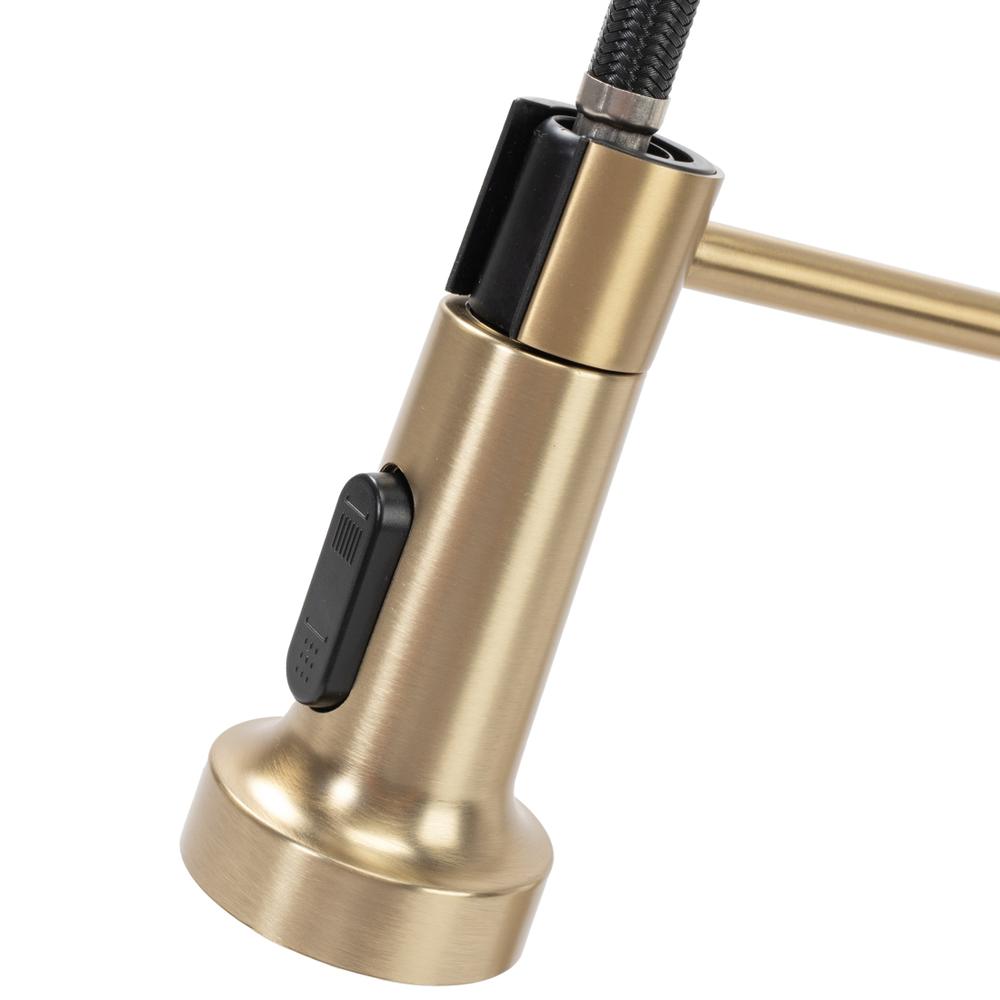 Смеситель кухонный REA Colin Brush Gold