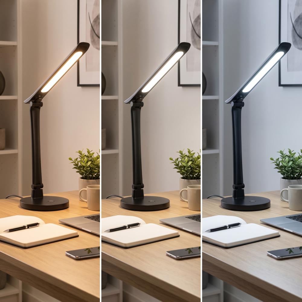 Lampka biurkowa JNH048-T Czarna