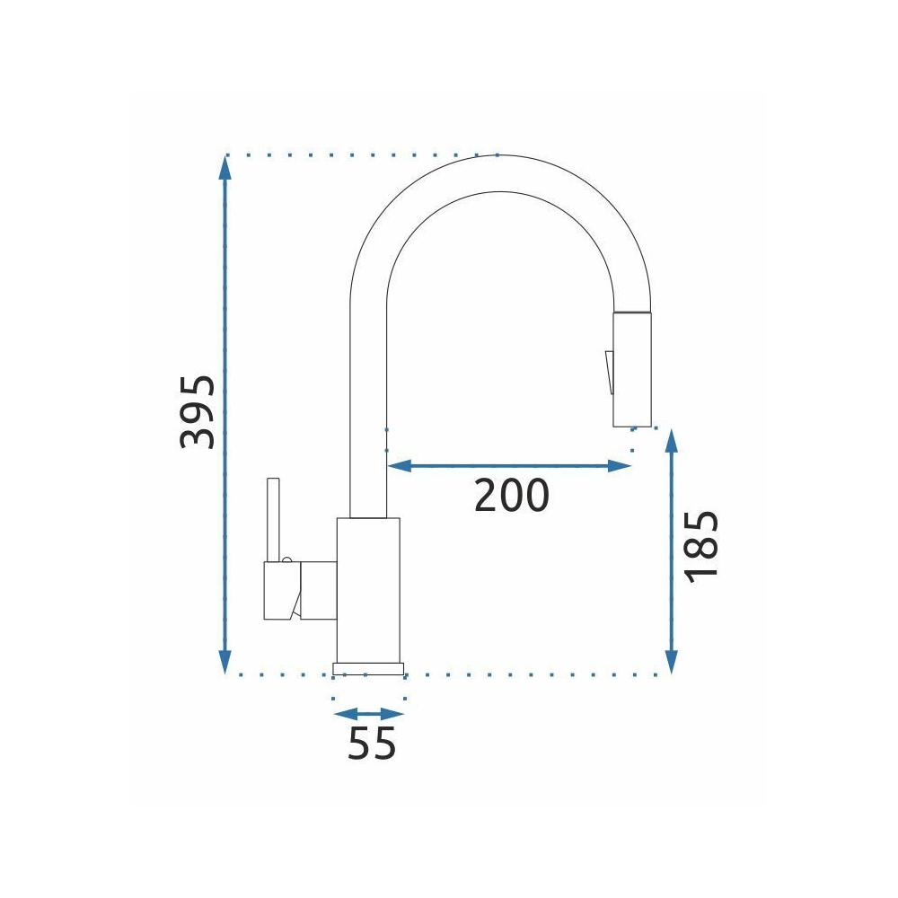 Stainless steel sink Paul Black
