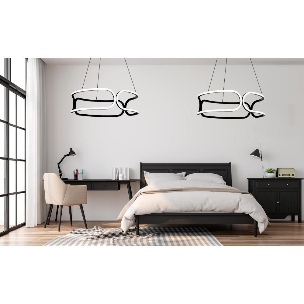 Deckenleuchte LED APP790-CP TRIO BLACK