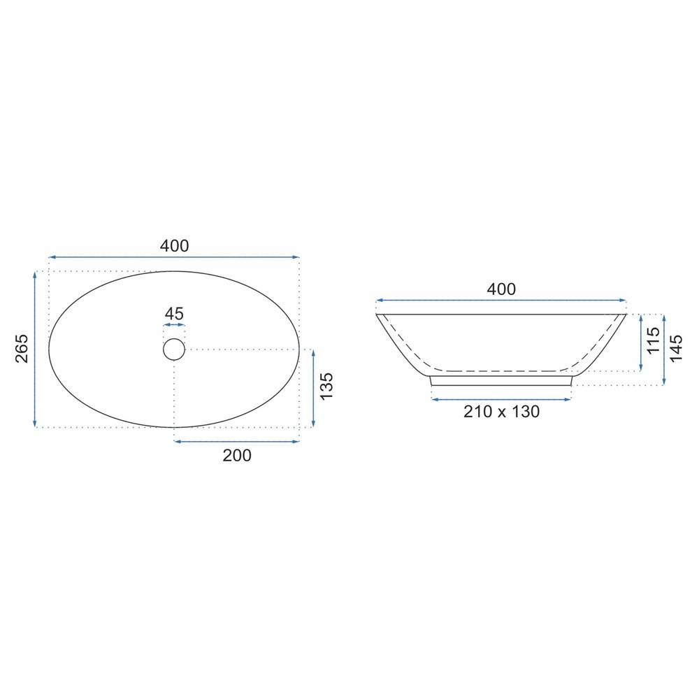 Vasque à poser REA Pamela Mini