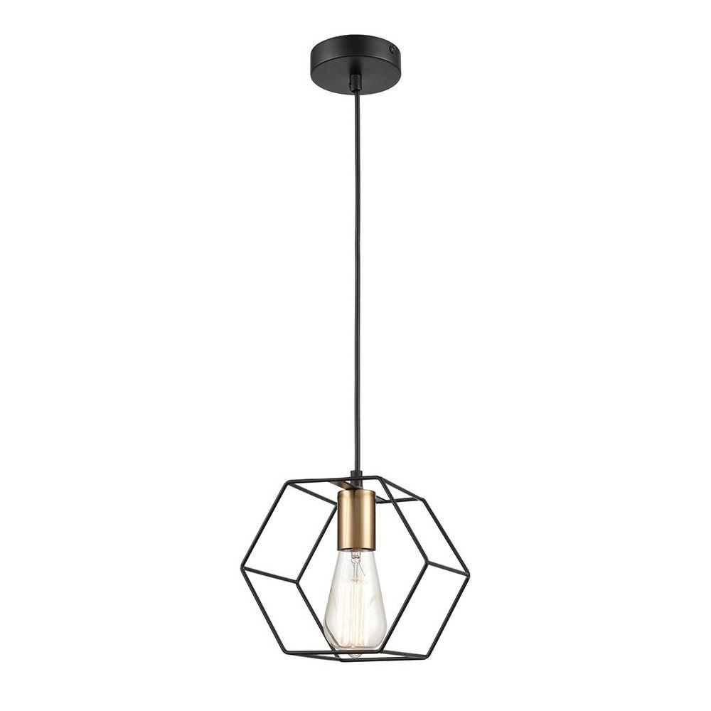 Hängelampe APP1131-1CP Black/gold