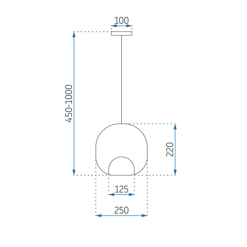 Deckenlampe APP1027-1CP