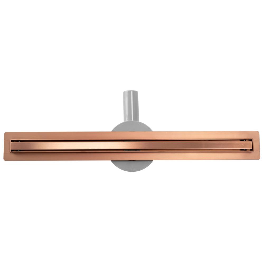 Lineáris lefolyó NEO Slim Pro szálcsiszolt réz 70