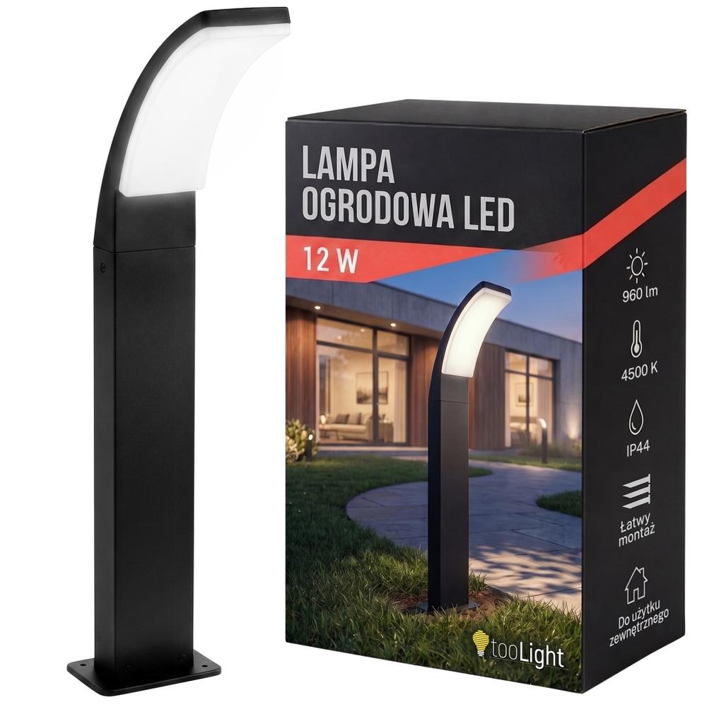 Lampa ogrodowa stojąca LED JNH033-G Czarna