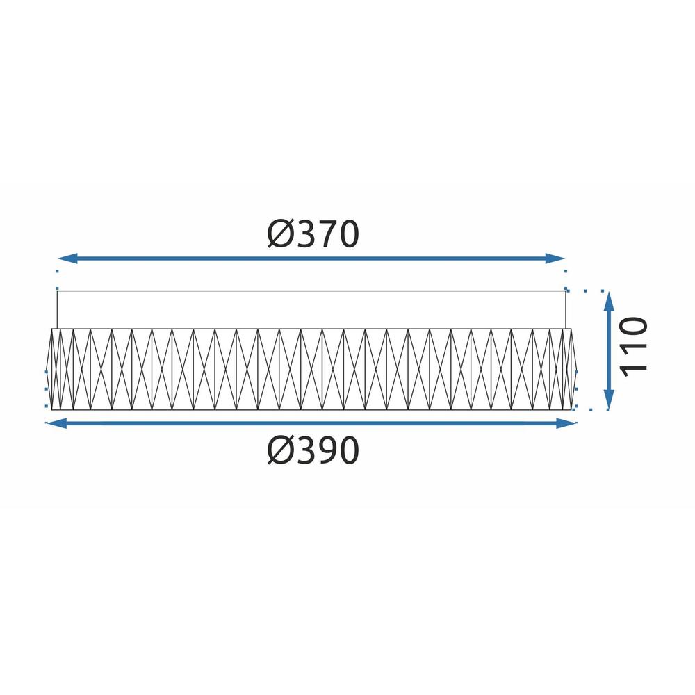 Deckenleuchte APP1742-C 40 cm CHROME