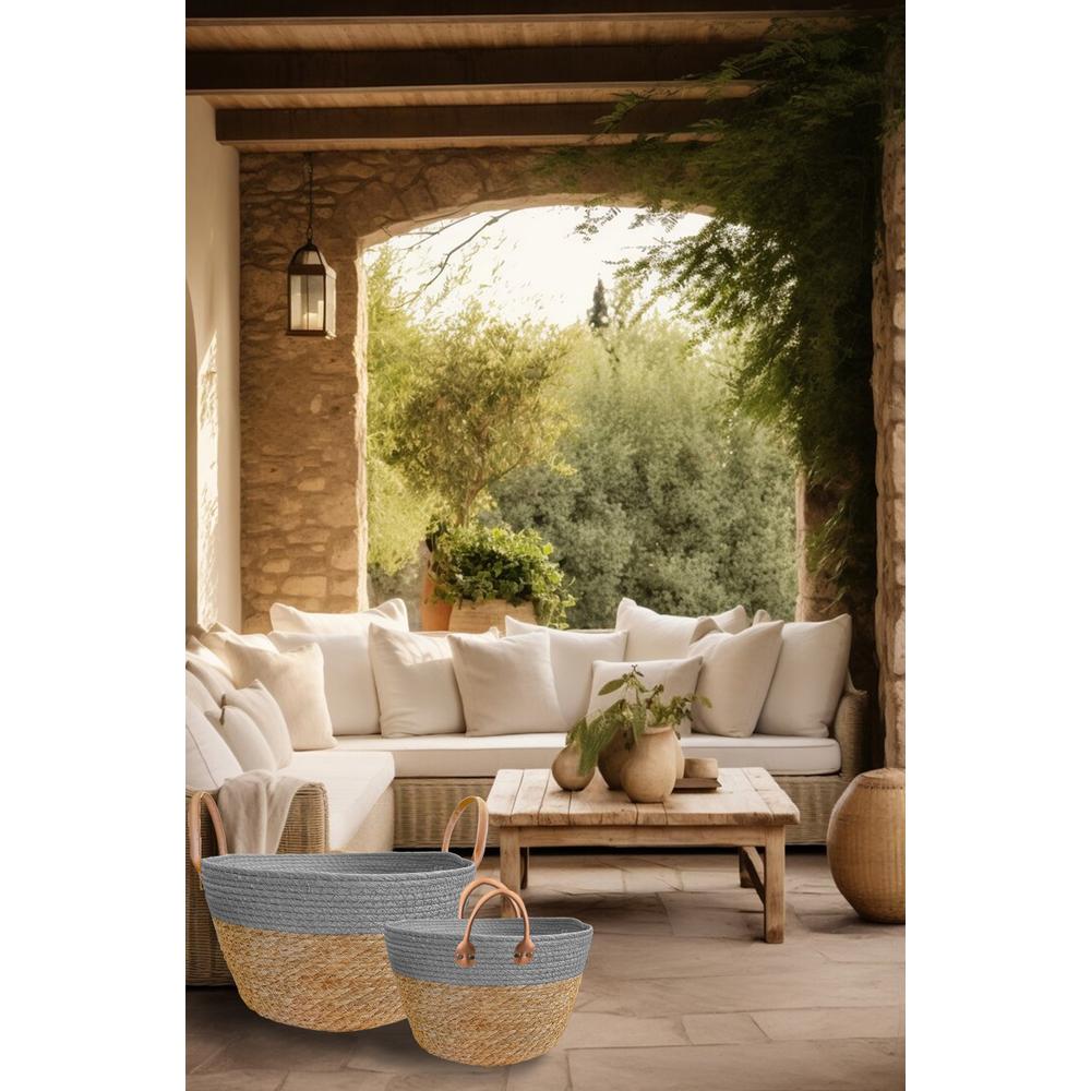 Zestaw 3szt Koszy Naturalnych BOHO 223K16