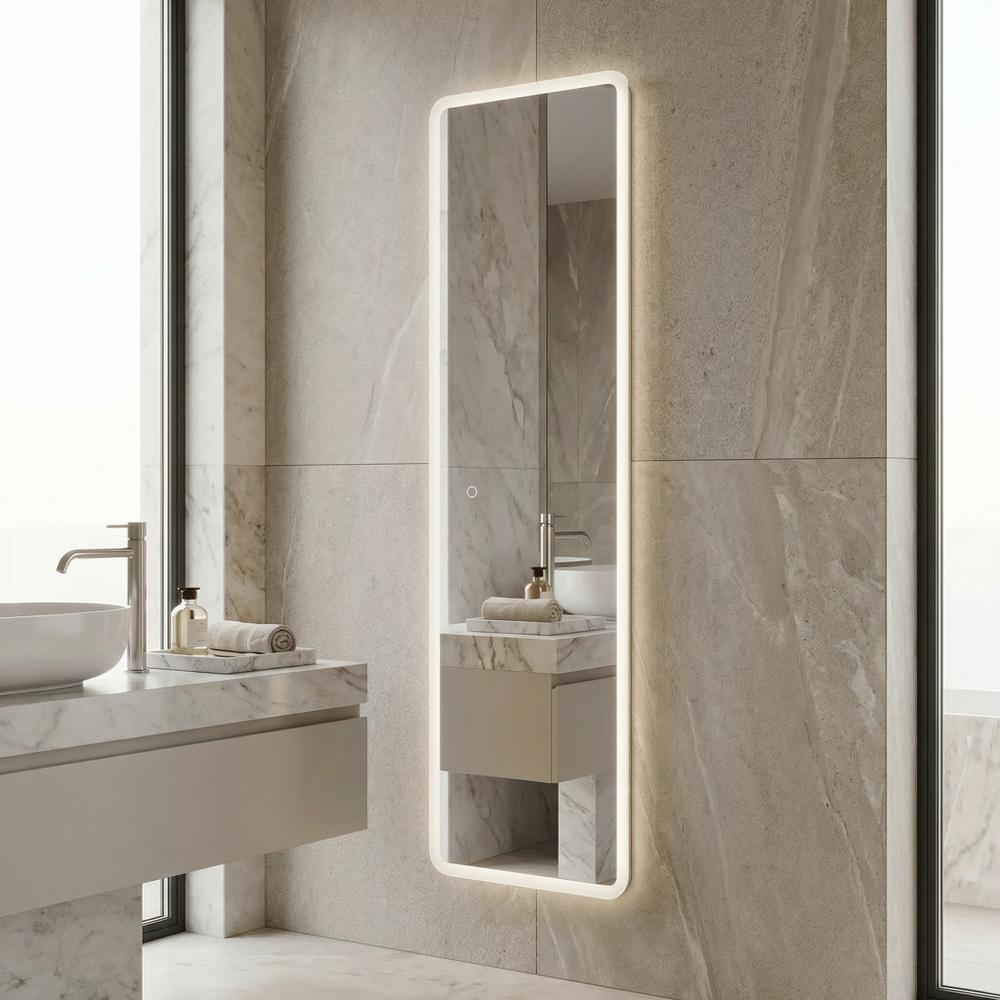 Lustro ścienne LED 150x50cm MOL-SQ