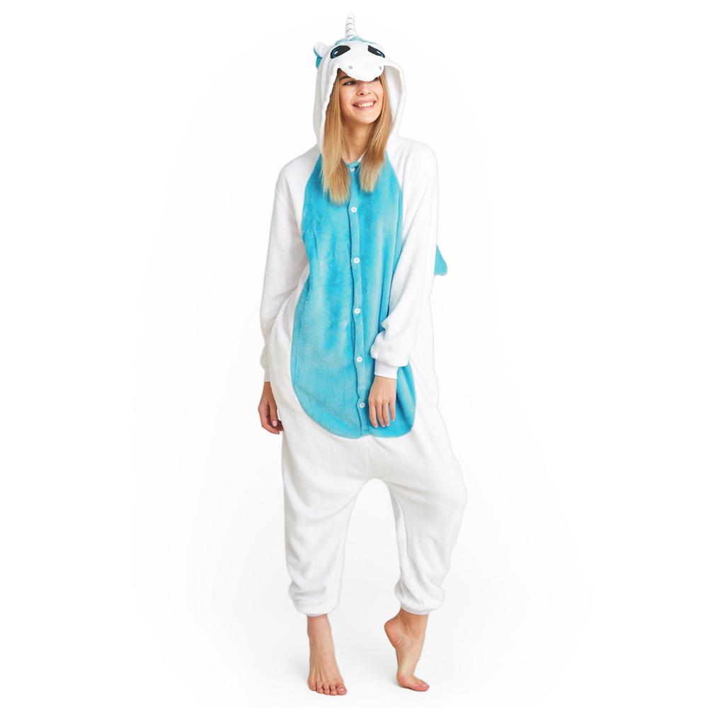 KOMBINEZON KIGURUMI JEDNOROŻEC BLUE S