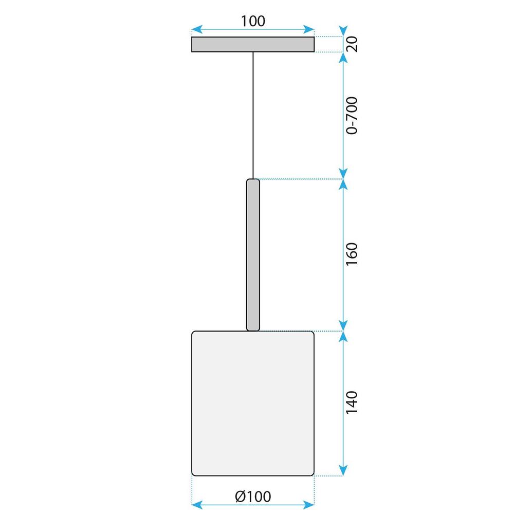 Deckenleuchte APP1702-1CP GREY B