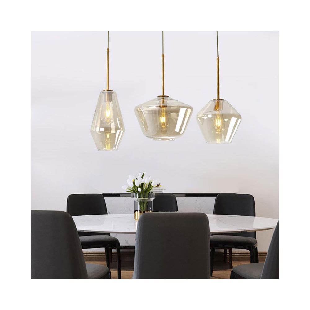 Deckenlampe Glas APP439-1CP Amber