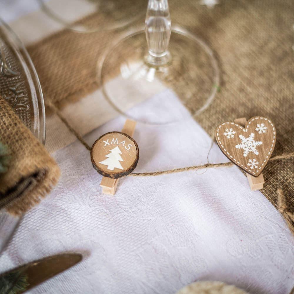 Zestaw dekoracji świątecznych Silver Frost 42el.