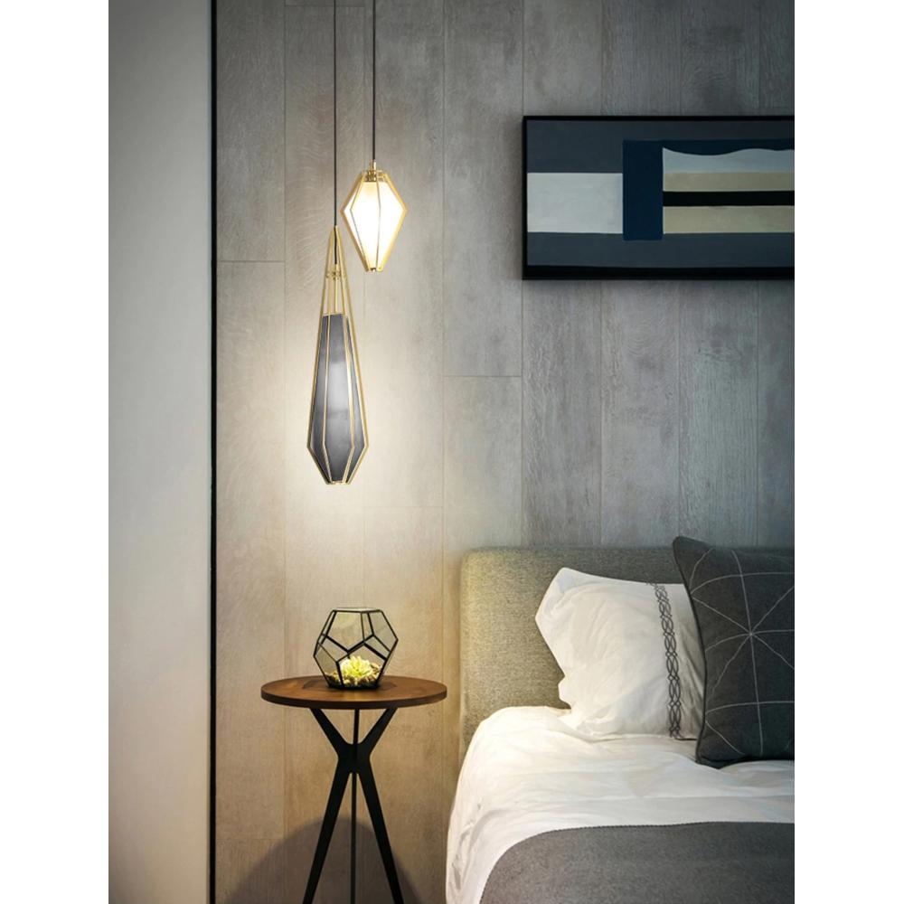 Hängelampe Glas grey APP456-1CP