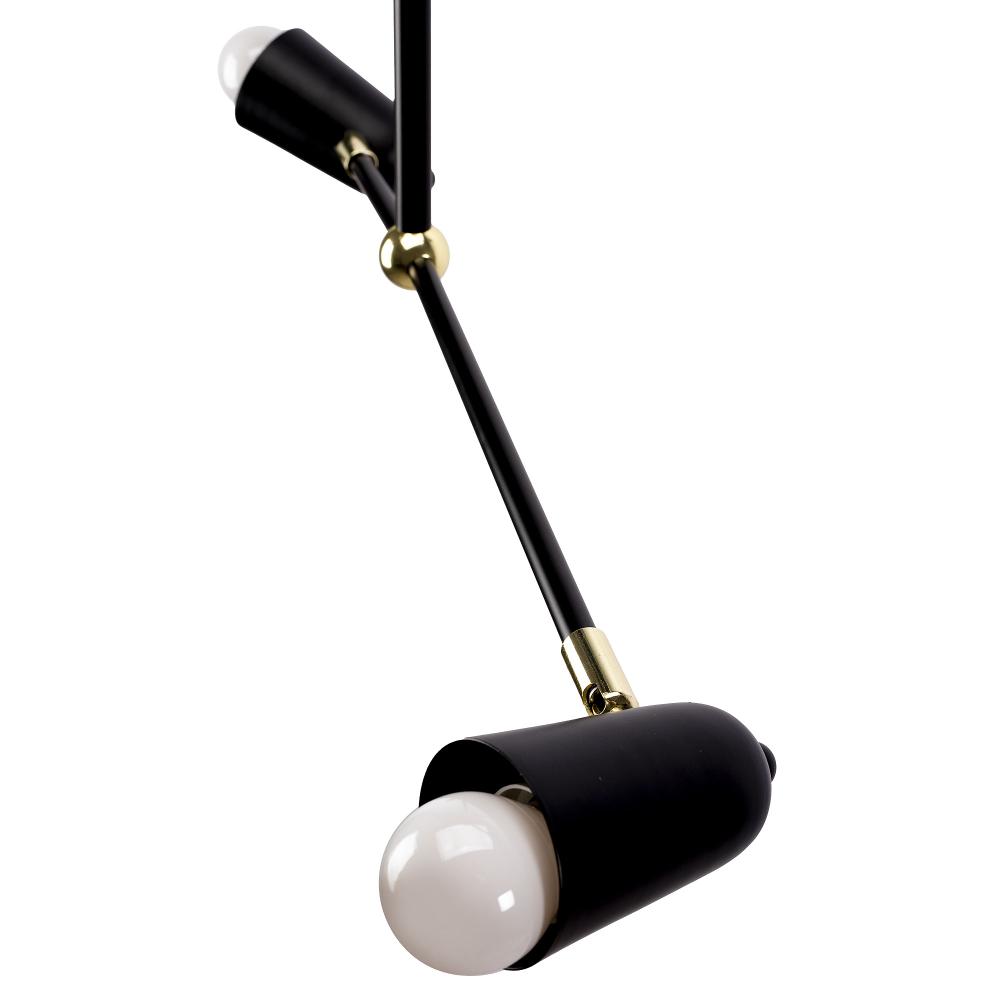 Lampe APP1708-4CP BLACK + GOLD