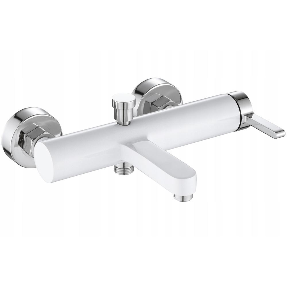 Bateria wannowa REA Polo biała Chrom