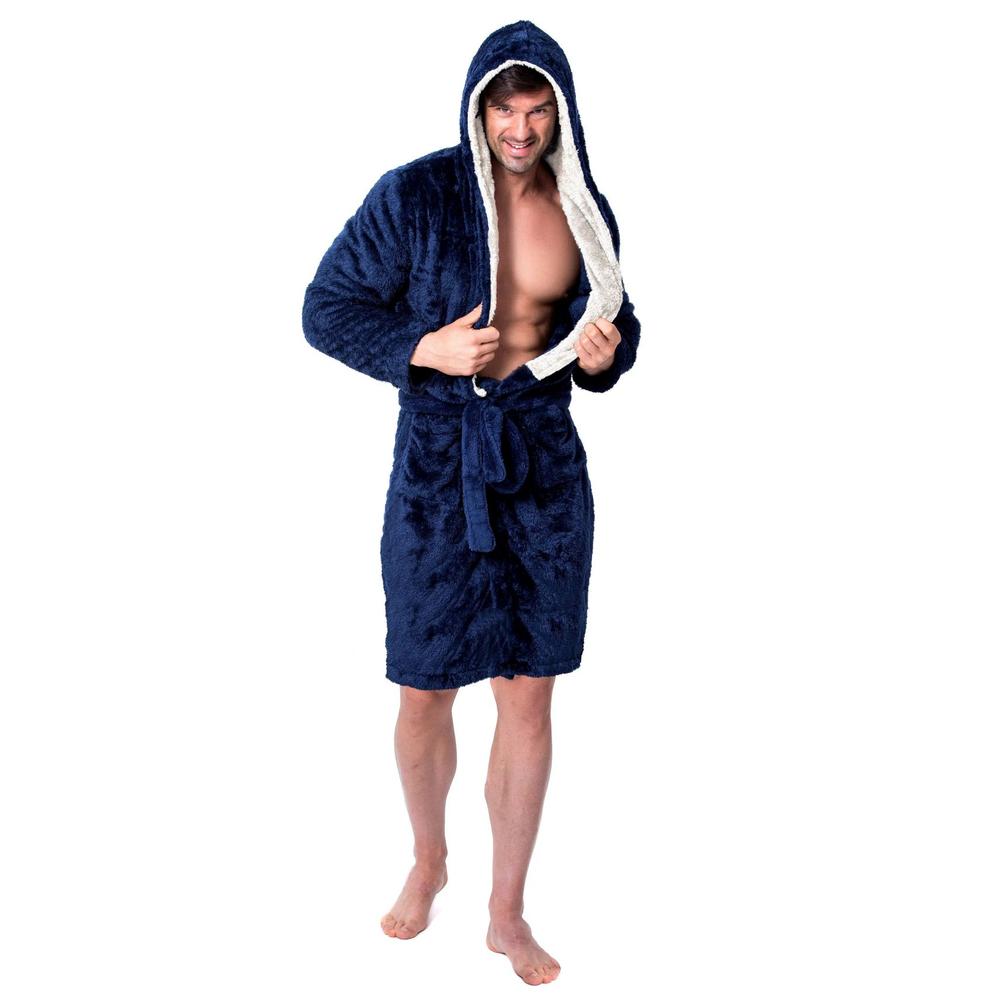 Bathrobe Jordan Navy-Grey Men M