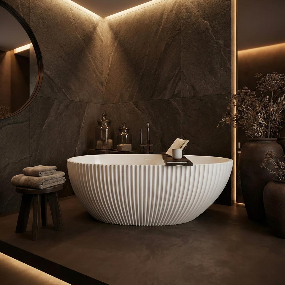 Ελεύθερα τοποθετημένη ακρυλική μπανιέρα Carmen 170