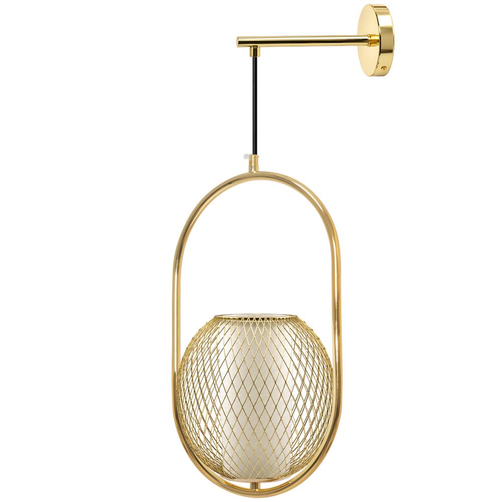 Lampa Ścienna Kinkiet APP1945-1W Złota