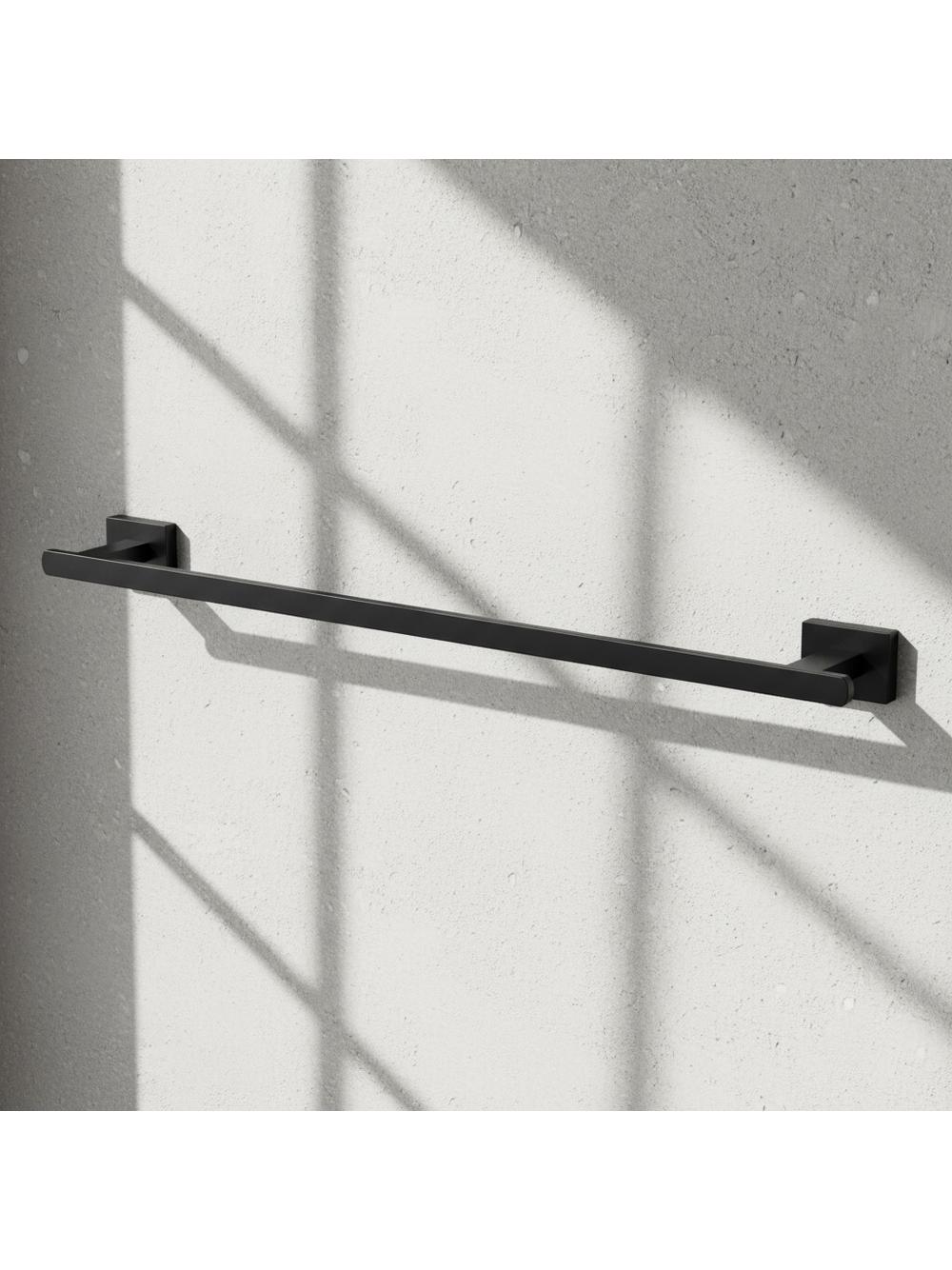 Wieszak łazienkowy jednoramienny 201 Oste Czarny