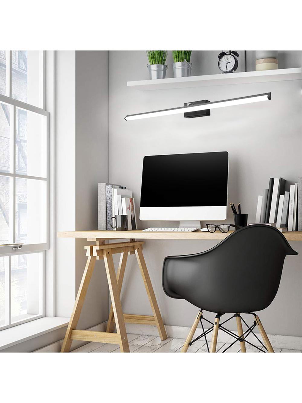 LAMPA KINKIET ŁAZIENKOWY LED NAD LUSTRO 20W 100CM APP375-1W CZARNA