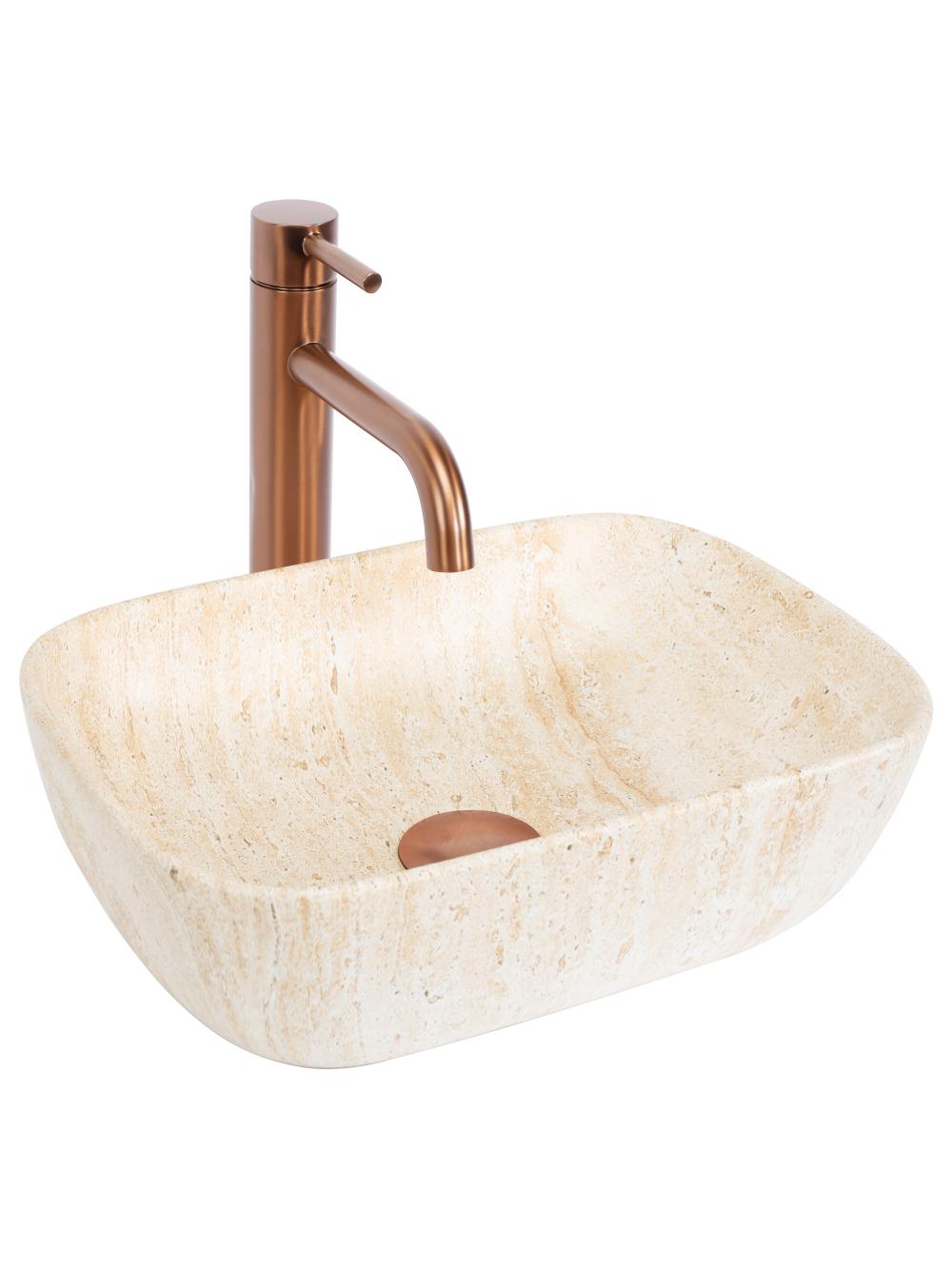 UMYWALKA NABLATOWA BELINDA MINI TRAVERTINE MATT