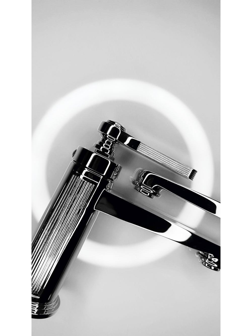 REA Monaco bateria umywalkowa chrom niska