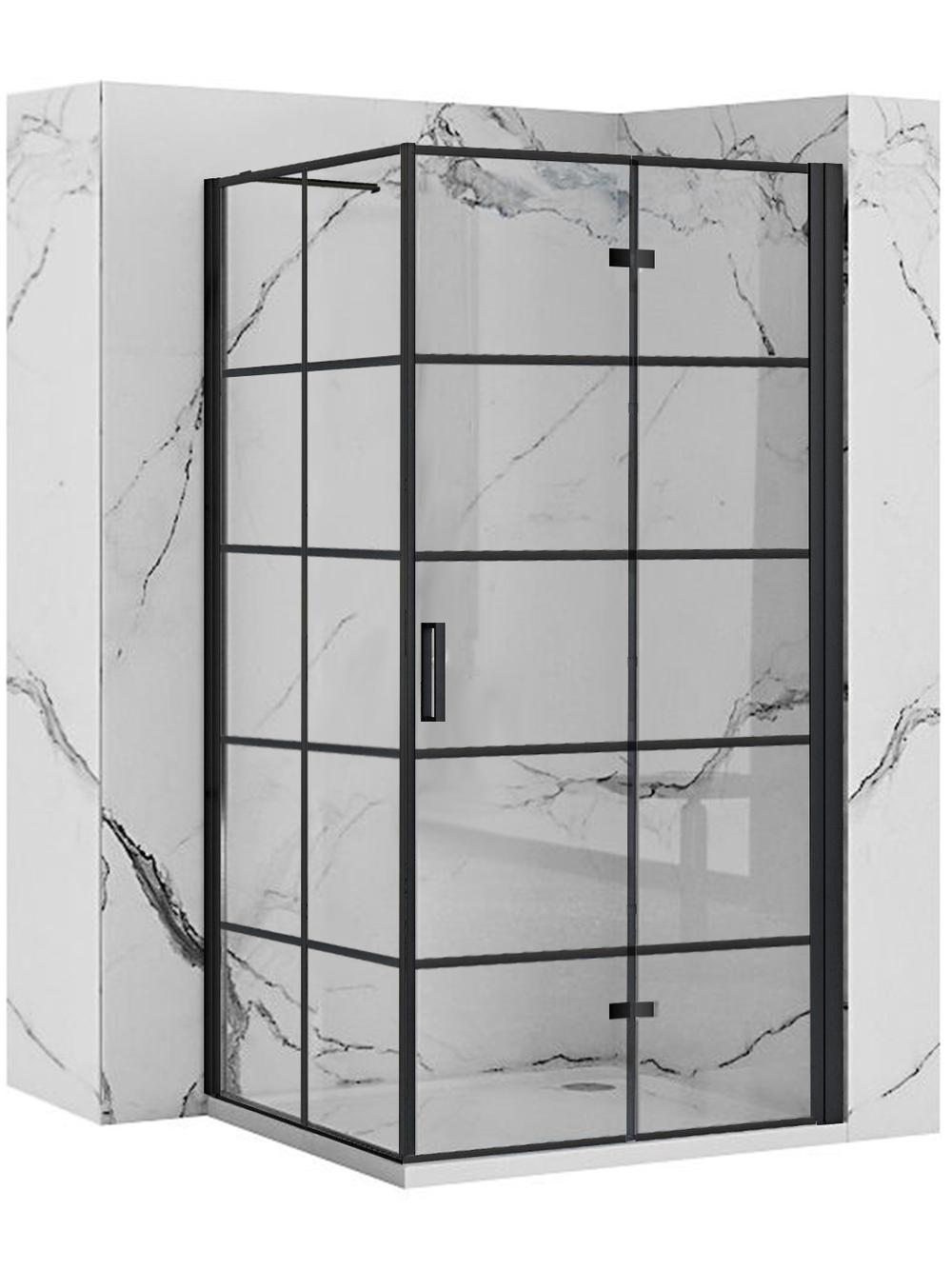 Kabina prysznicowa Rea Molier Black 100x80