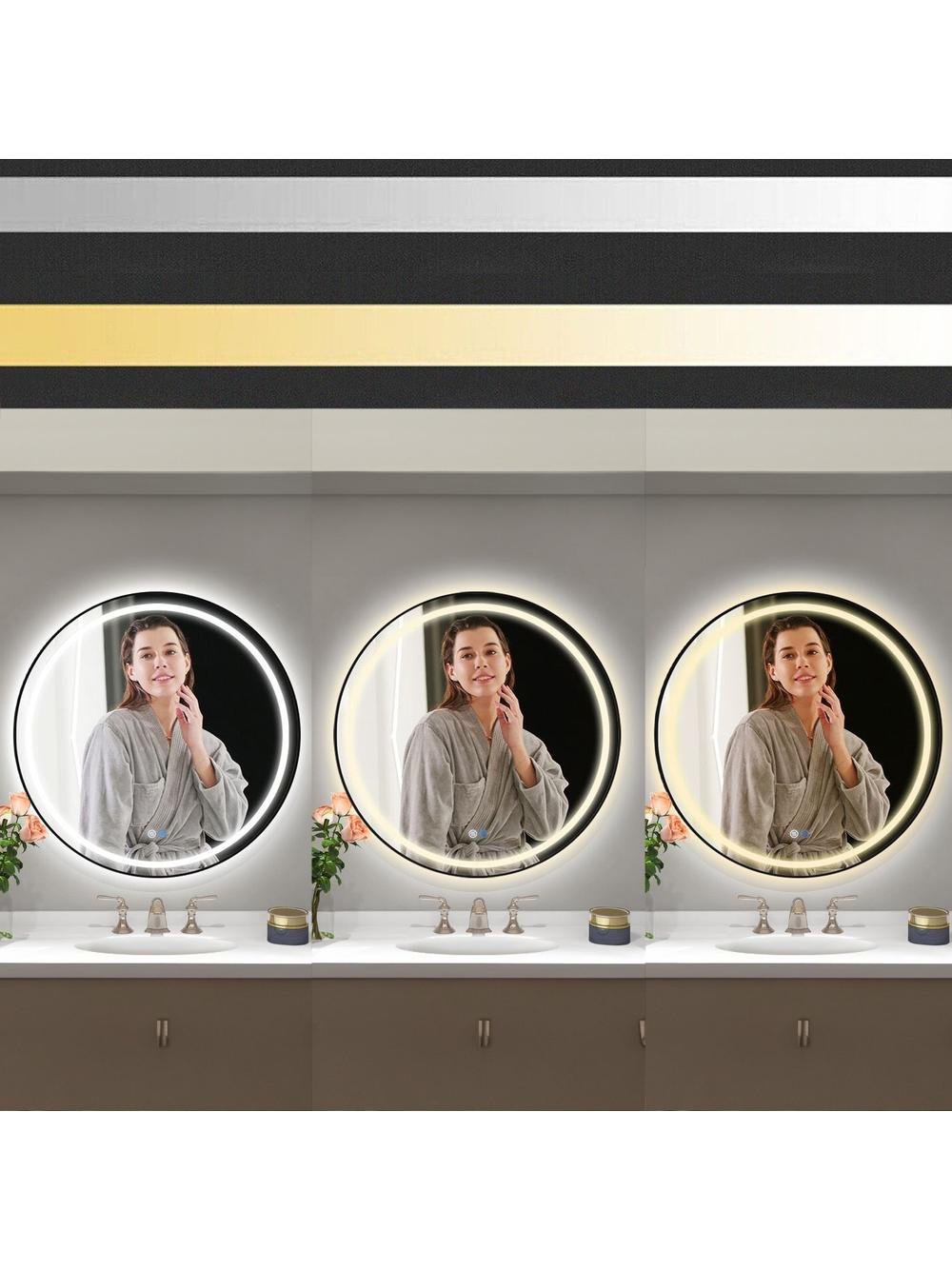 LUSTRO ŚCIENNE LED 80cm MMJ Black