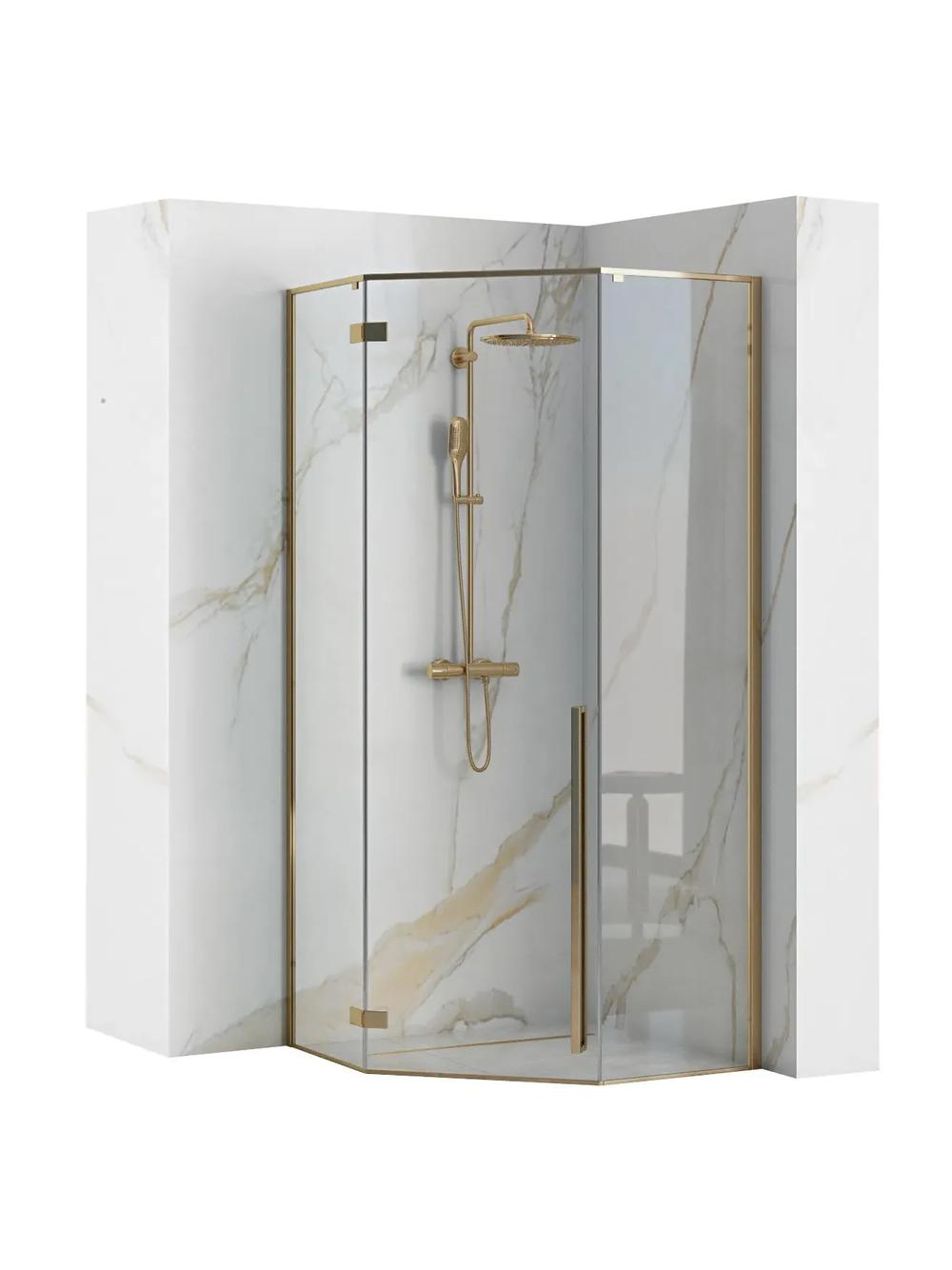 Kabina Prysznicowa Rea DIAMOND 100x100 GOLD
