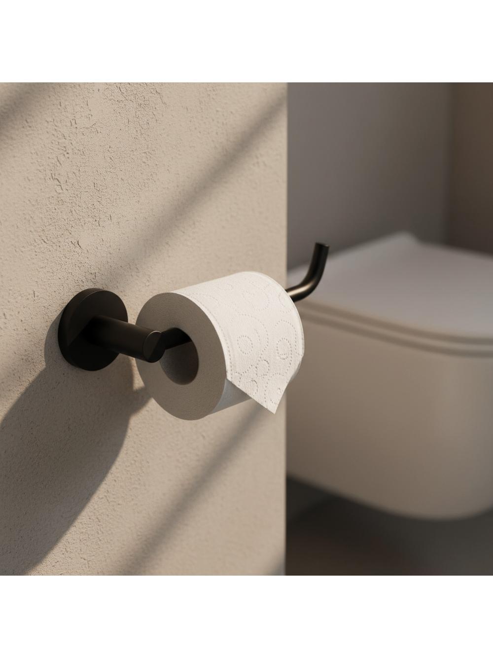 Držák na toaletní papír 5609 Leo Black