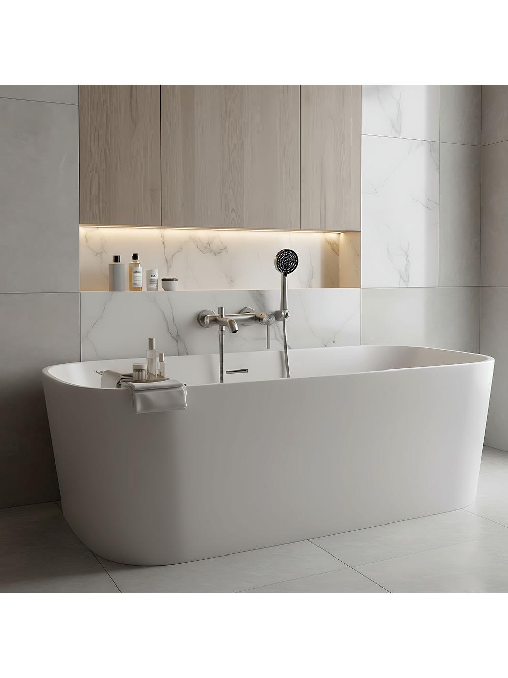 Bathroom faucet REA FOSTER Nickel Brush