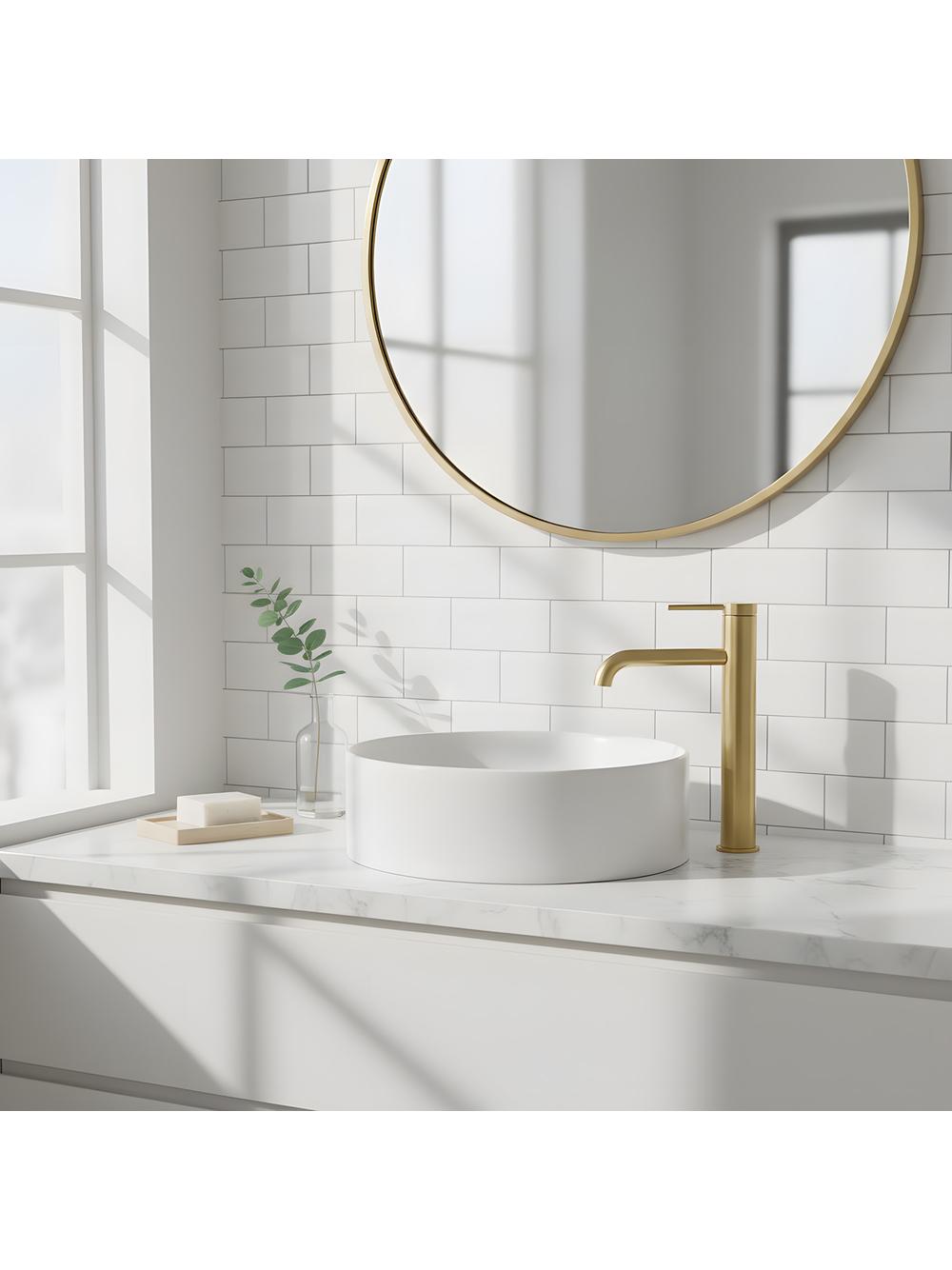 Baterie pentru baie Rea Spot Brush Gold High