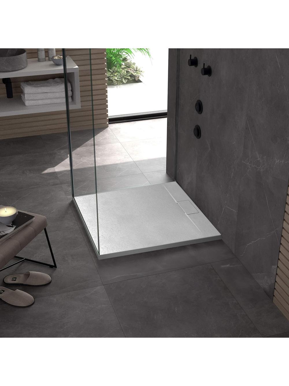 Brodzik prysznicowy Bazalt White 90x90