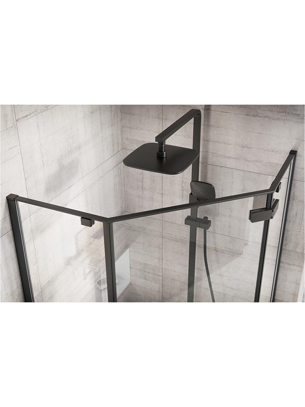 Kabina prysznicowa Rea DIAMOND 90x90 BLACK MAT