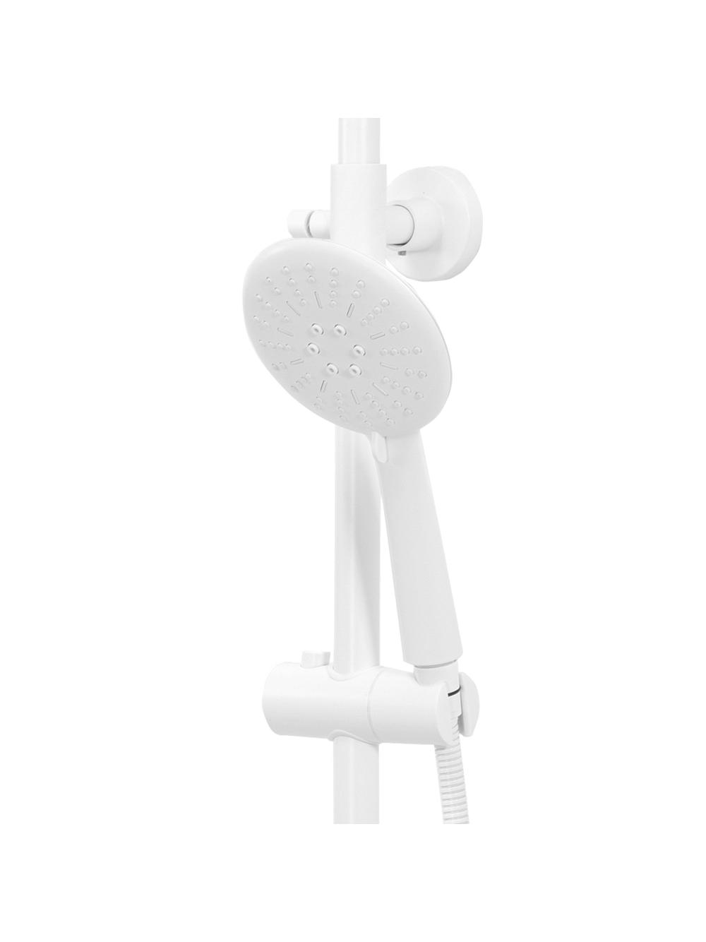 Kit de douche avec Thermostat Lungo White Mat
