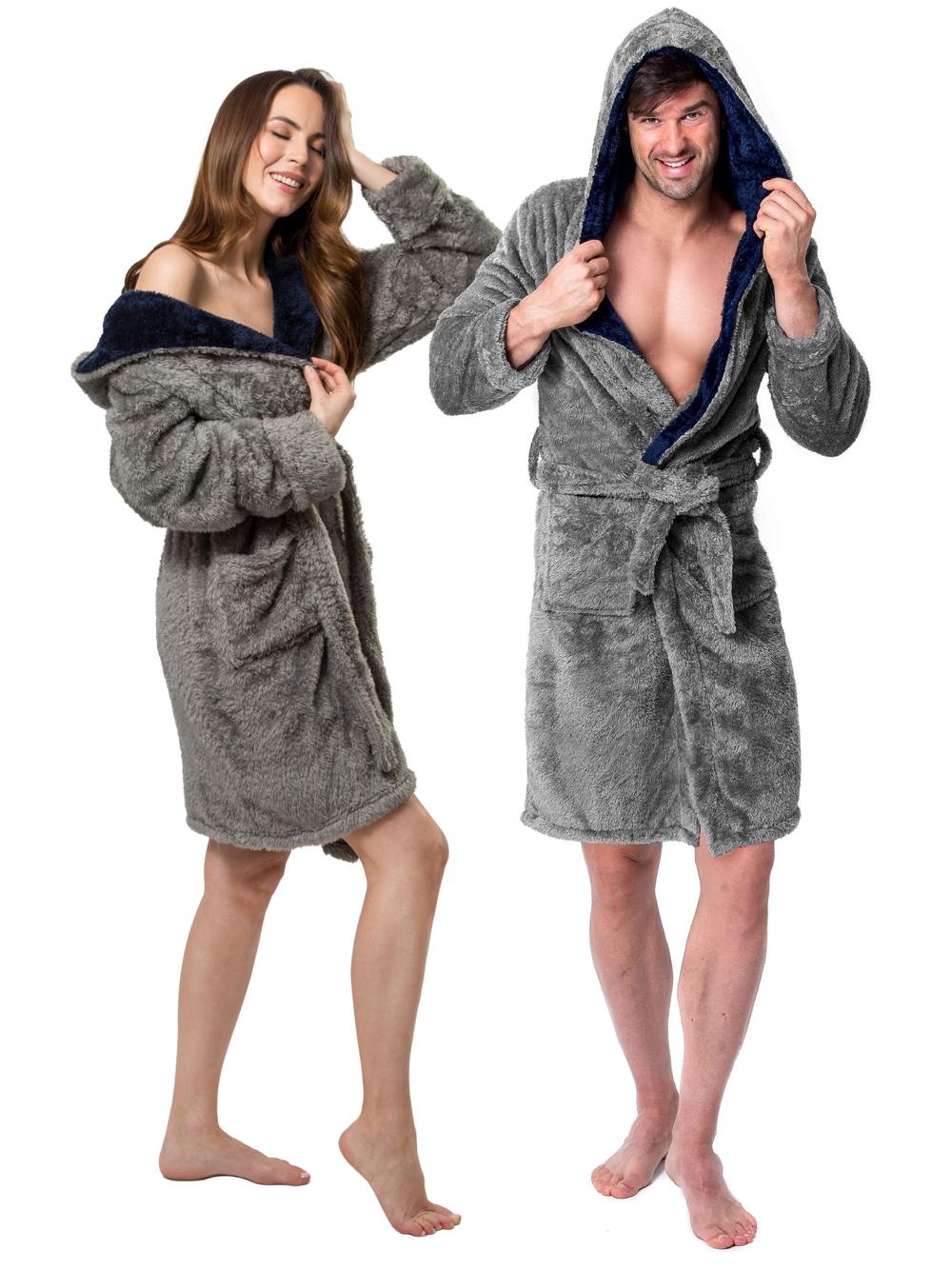 Szlafrok męski Jordan Grey Navy M