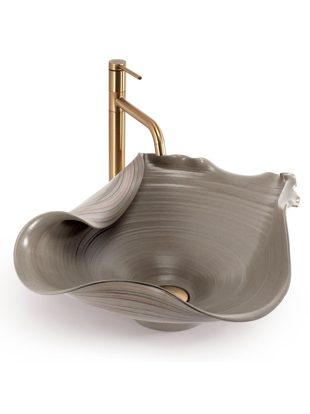 Ceramic Countertop Basin REA HM-17 Handmade ART