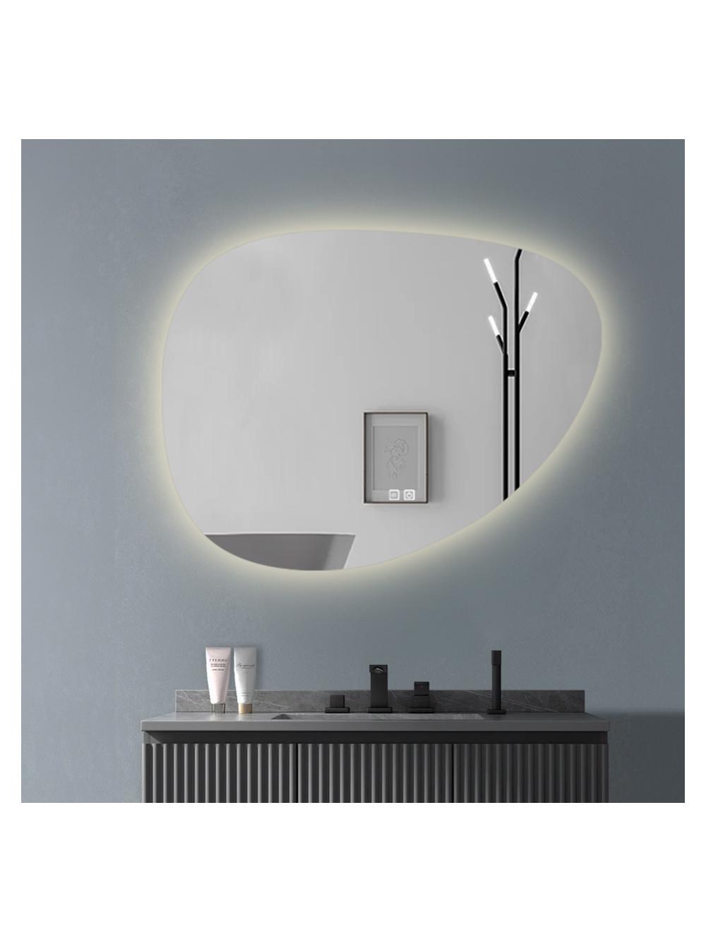 LUSTRO ŚCIENNE LED 84x63cm H142